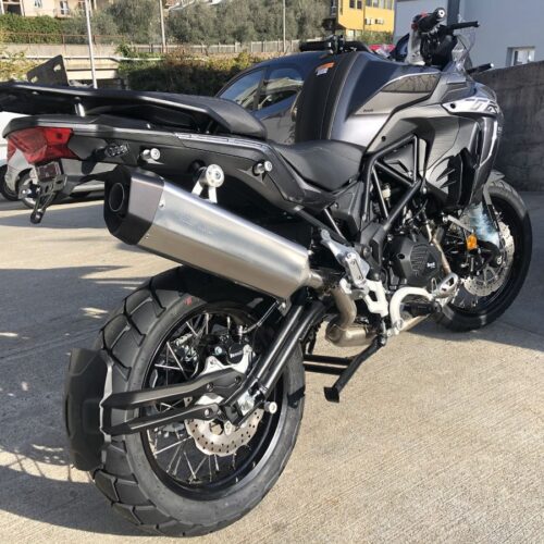 scarico mistral exagon satinato benelli trk 502 x