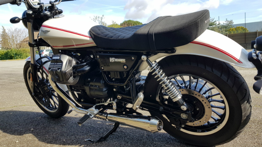 scarichi mistral short moto guzzi v9 bobber roamer lucidi